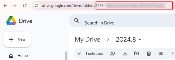 A sample of a file's unique ID.