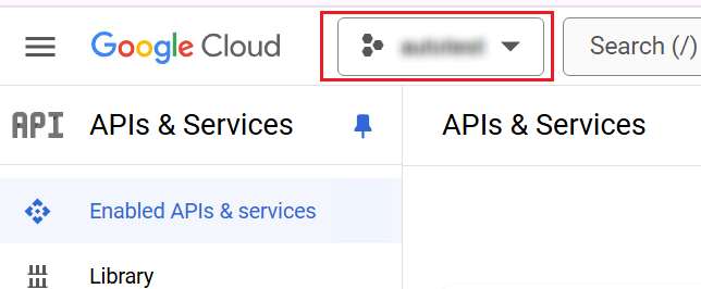Clicking the current resource.