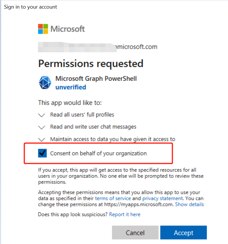 The the sign-in page.