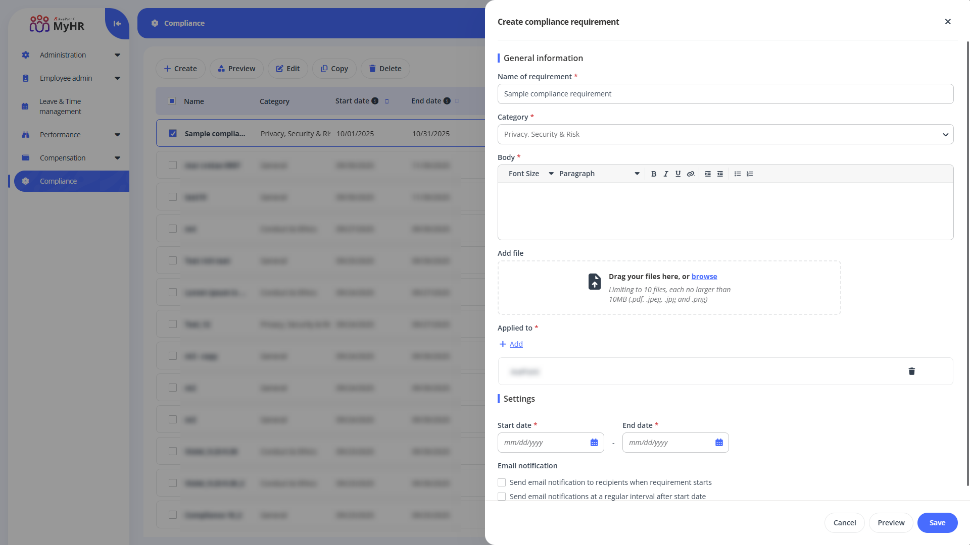 copy-compliance-requirement-panel