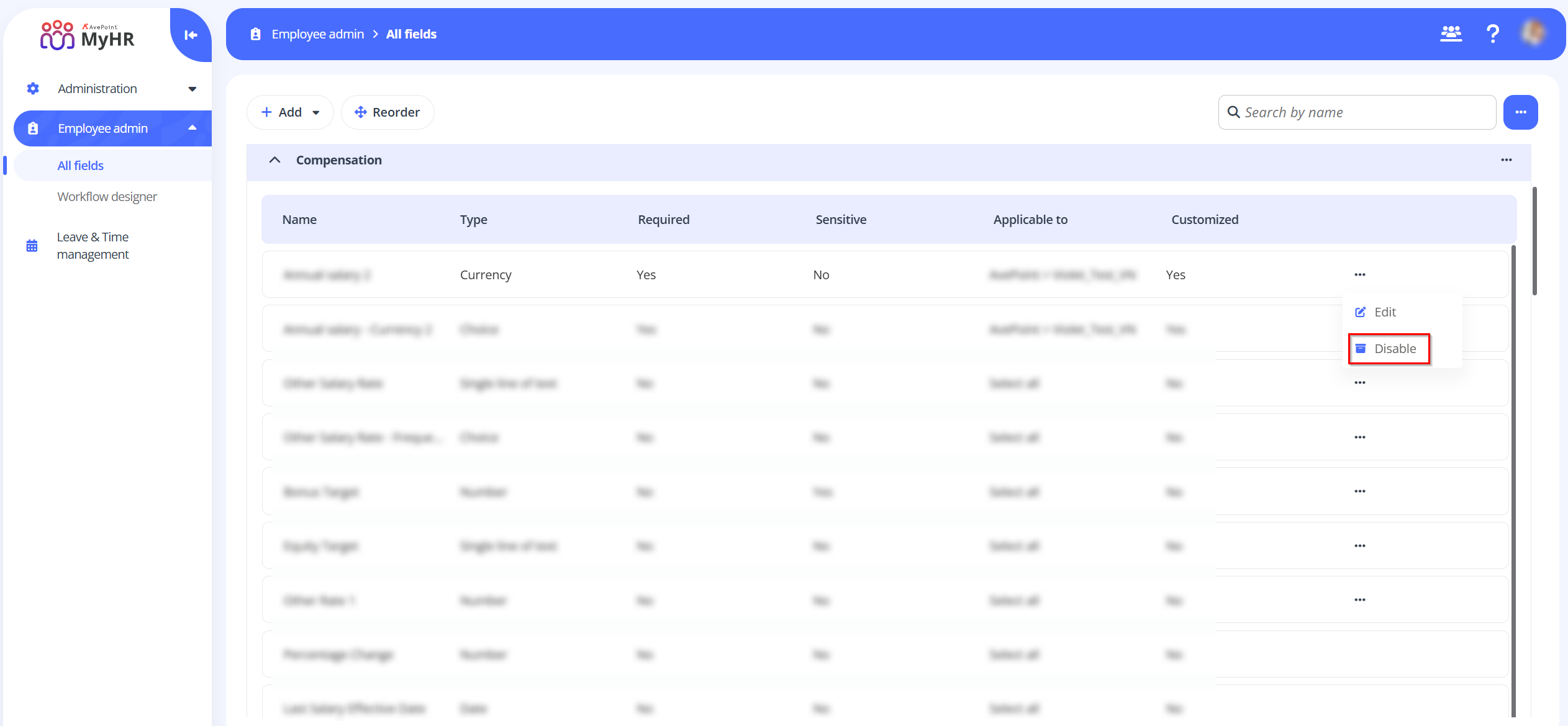 customized-field-disable